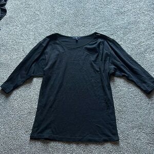 Gap 1/2 sleeve dress shirt. Mesh details at collar and down the sides